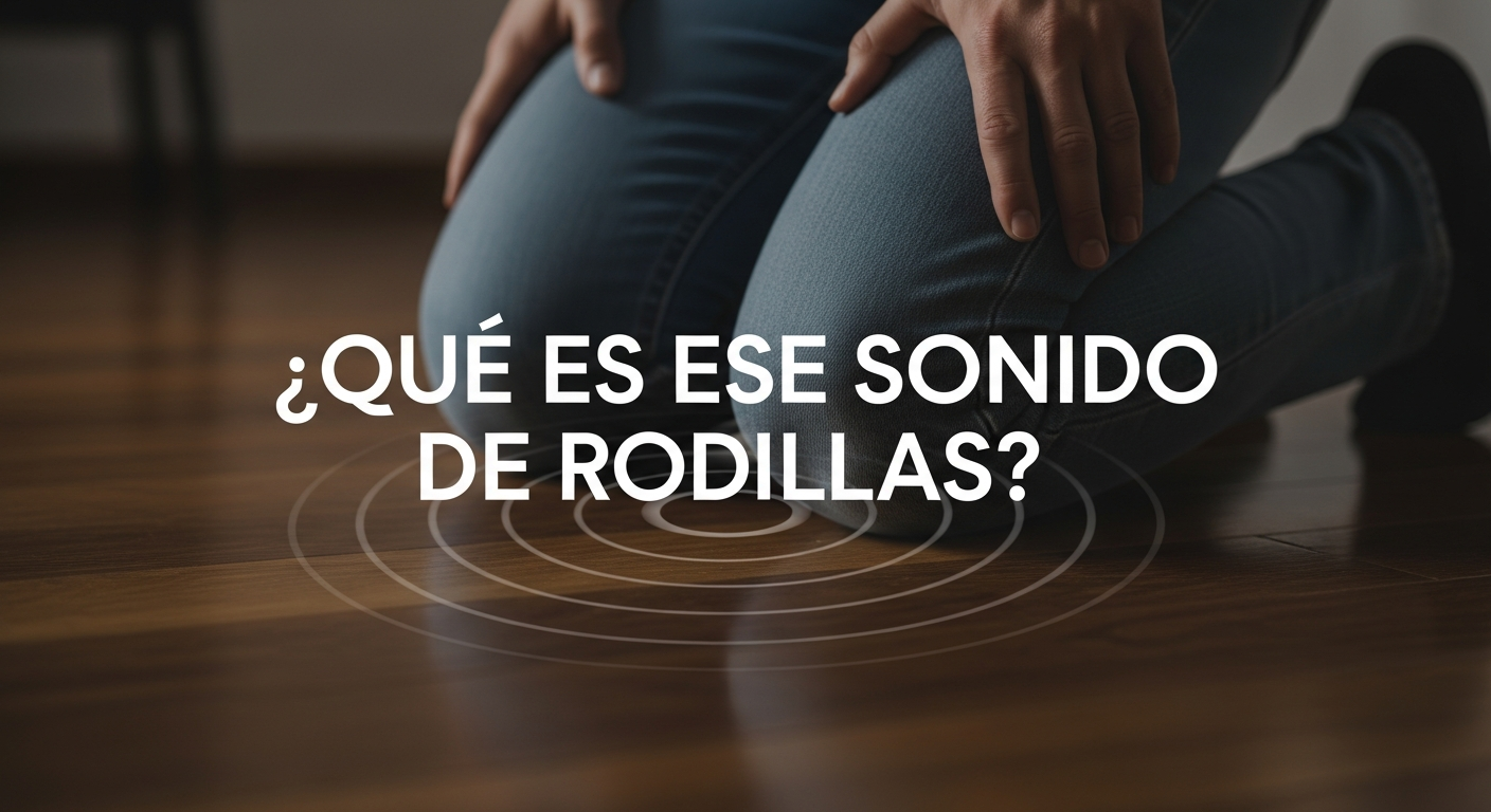 sonido en las rodillas